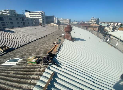 ARUR(アスベストルーフウレアリニューアル)工法