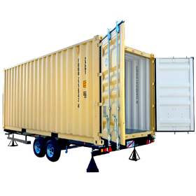 One-way container trailer for retail stores <20ft>