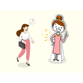 等身大パネル&times;センサー式音声POPのご紹介