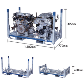 【自動車部品管理向け】柱ボックスパレット『SNE』