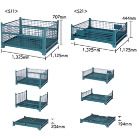 Box pallet for automotive parts inventory management