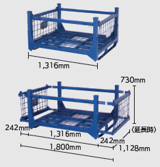 【物流向け】スチールパレット『SNC』