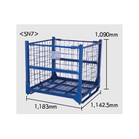 【自動車部品向け】スチールパレット『SN7/SN8』