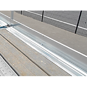 L型折り畳み幅木『SPLガード』仮設通路落下防止 足場 巾木 