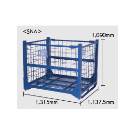 【食品業界向け】スチールパレット『SNA/SNB』
