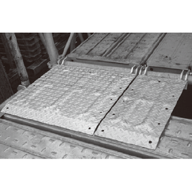 Striped steel plate footboard "Ligh...