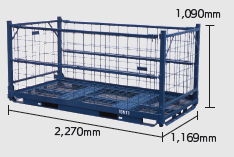 【化学業界向け】スチールパレット『SN5』