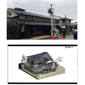 【活用事例】歴史的建造物の2D図面化および3Dモデル化