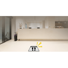 フロア誘導シールで、「床のわかりづらさ」を解消しませんか？