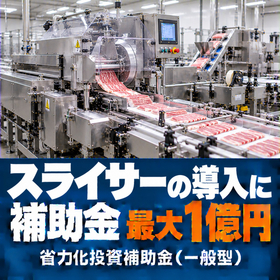 スライサー導入に使える補助金｜省力化投資補助金