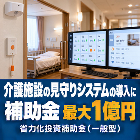 介護施設の見守りシステム導入に使える補助金｜省力化投資補助金
