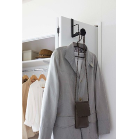 滑り止め付きドアハンガー スマートロングブラック