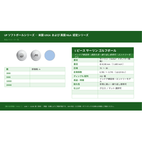 1 Piece Sarin Golf Ball