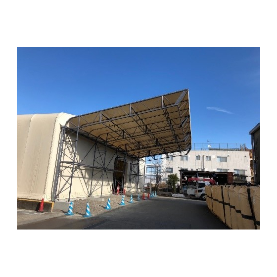 【神奈川県 作業場・荷捌場 施工事例】オールウェザーハウス 風.jpg