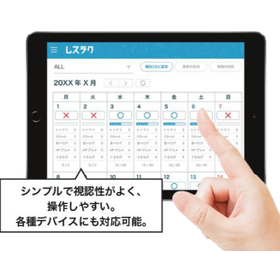 飲食店向けサイトコントローラー『レスラク』