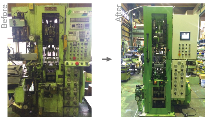 生産性UP！ プレス機洗浄『粉末成形プレスオーバーホール』