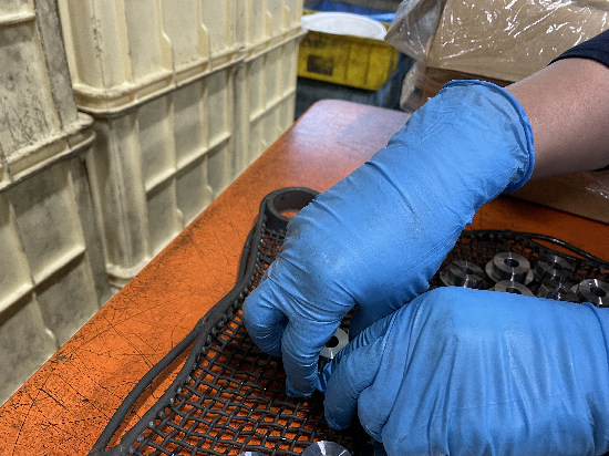 金属熱処理加工 製品取り扱いについて