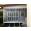 Example of installation of partition curtains for the engawa opening.