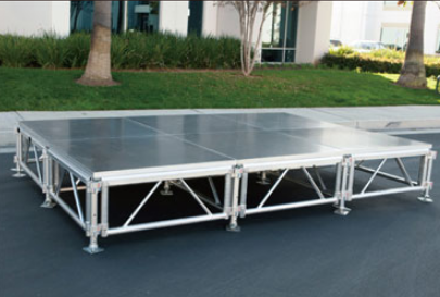 屋外用アルミステージシステム　レンタルサービス