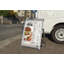 "Compact sign" ideal for mobile sales such as food trucks.