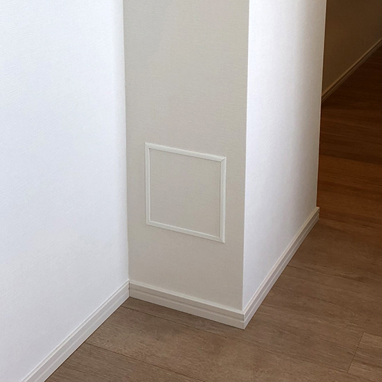 壁付専用）点検口『MJK型マグネット点検口』 カイダーベースボード工業