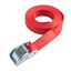 25mm wide cam buckle belt, endless type 1.5M, red