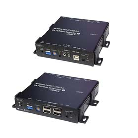 4K 60Hz HDMI・USB・音声・IR・RS232C伝送器