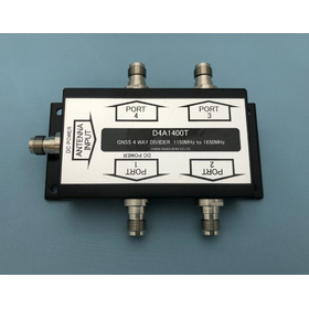 アンプ内蔵。GNSSフルバンド対応4分配器『D4A1400T』