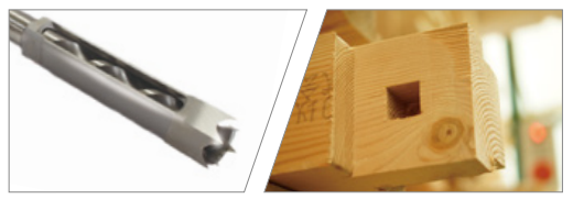 四角穴加工刃物