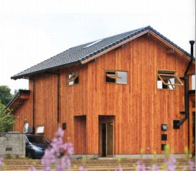 【サンプル提供可能】外壁材「カラマツT&Tパネル」