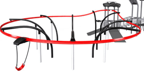 公園遊具『グラビティ・レール』