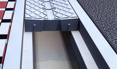 茨城県規格排水側溝ふた　ドレンふた