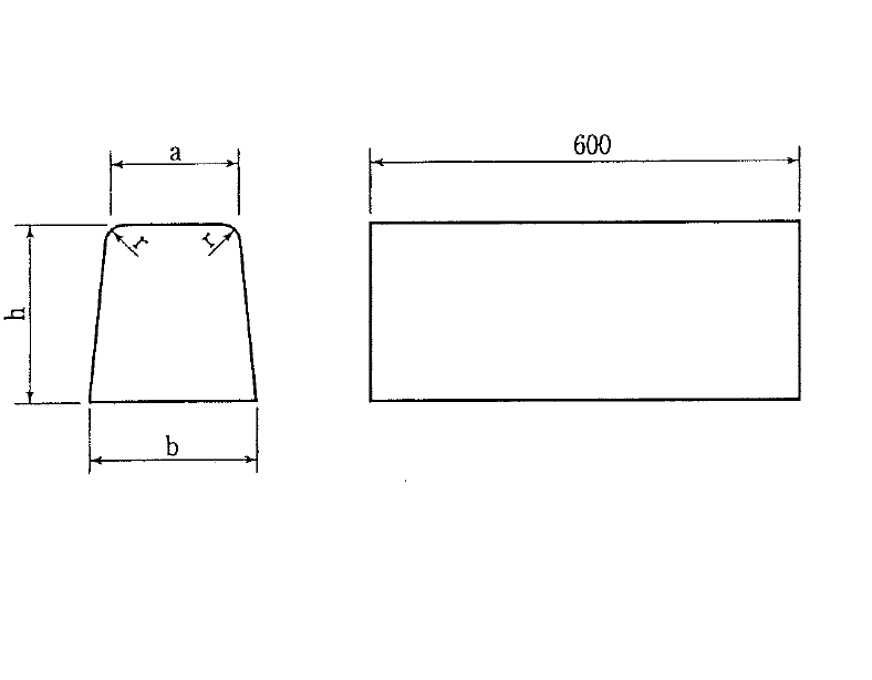 両面歩車道境界ブロック JIS A5371 北村コンクリート工業 | イプロス
