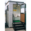 Siding type temporary toilet SKM-50S with unisex urinal