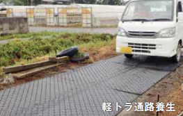 軽量樹脂製敷板『らくらくばん』