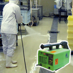 100Vタイプ「コンパクト高圧洗浄機」 有光工業 | イプロス