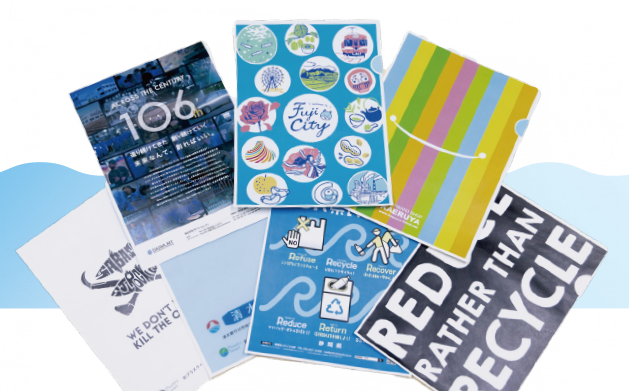 紙製クリアファイル