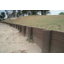 Public exterior "Board fence retaining wall"