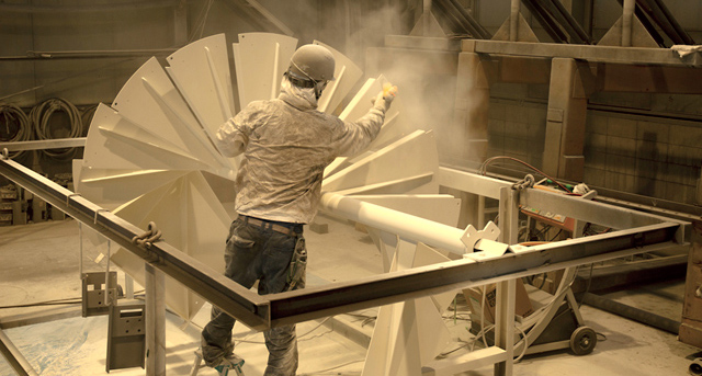 大型焼付け塗装