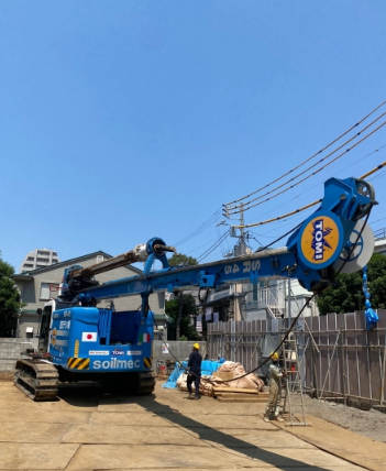 【施工事例】都内地中障害撤去工法（BG工法同等）