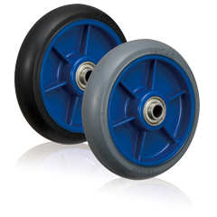 低始動抵抗キャスター『低始動抵抗ゴム車輪タイプ』