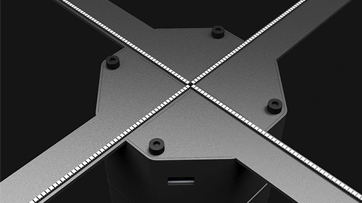 3Dホログラムディスプレイ『Winged V』