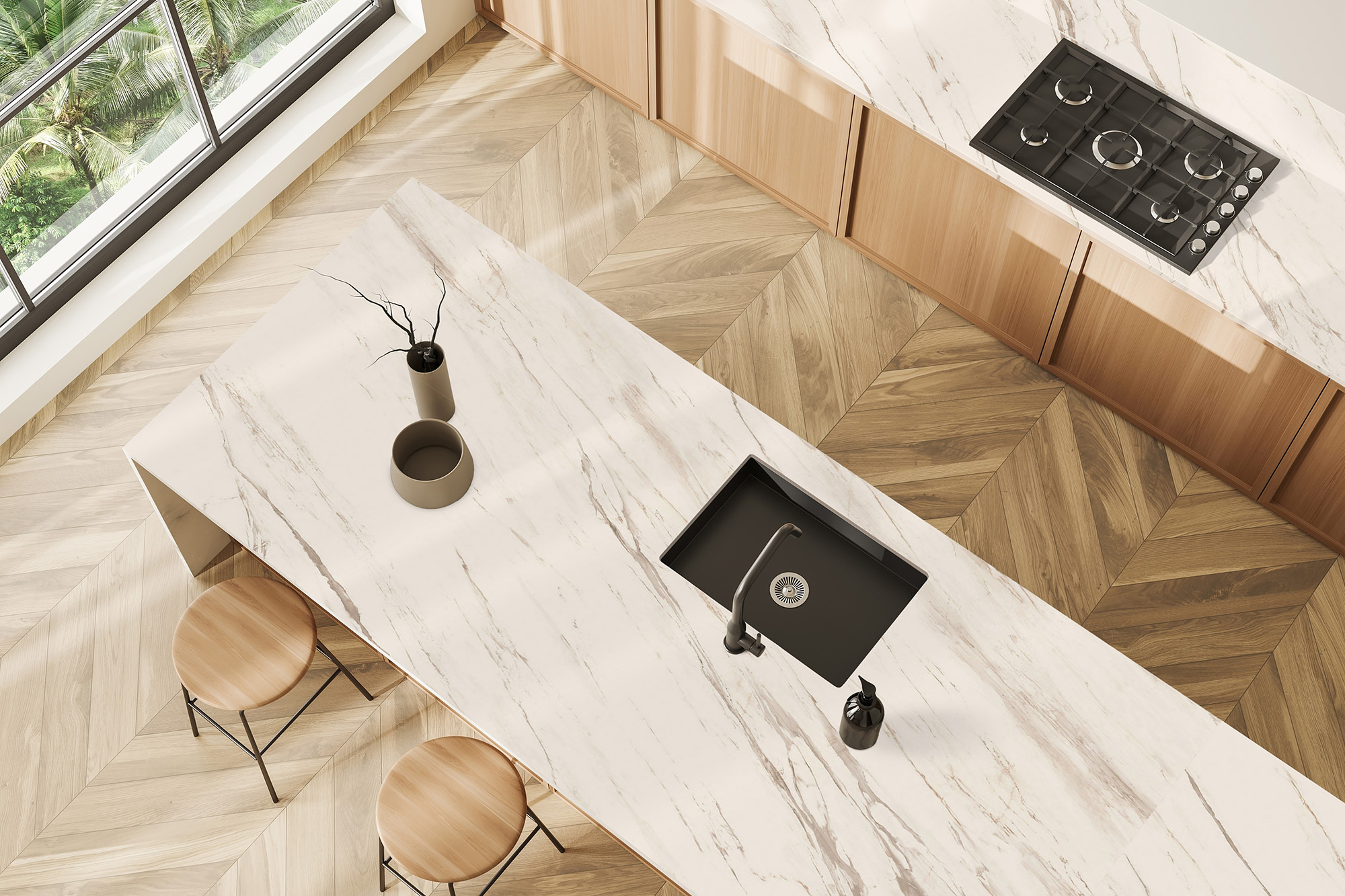 【石材加工】クォーツストーン/セラミック加工