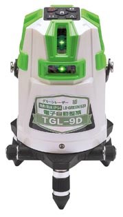 グリーンレーザー墨出し器『TGLシリーズ』【蓄光塗料採用！】