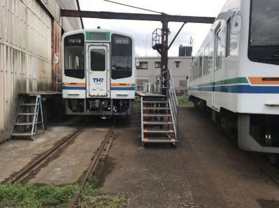 すべり止め施工事例【静岡県浜松市　天竜浜名湖鉄道】