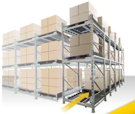 MDR搭載水平流動ラック『id Rack』