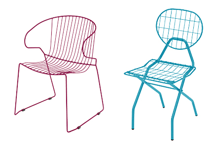 【iSimar】スチール製ガーデンファニチャー