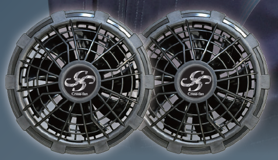 コード付きファン『Cross-fan-α』