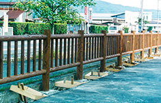 木材加工事例『木柵』