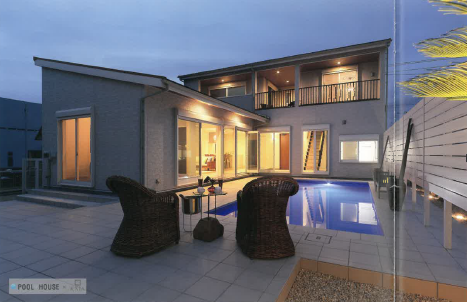 【プールハウスCASE01】バリ島リゾートを自宅で楽しむ